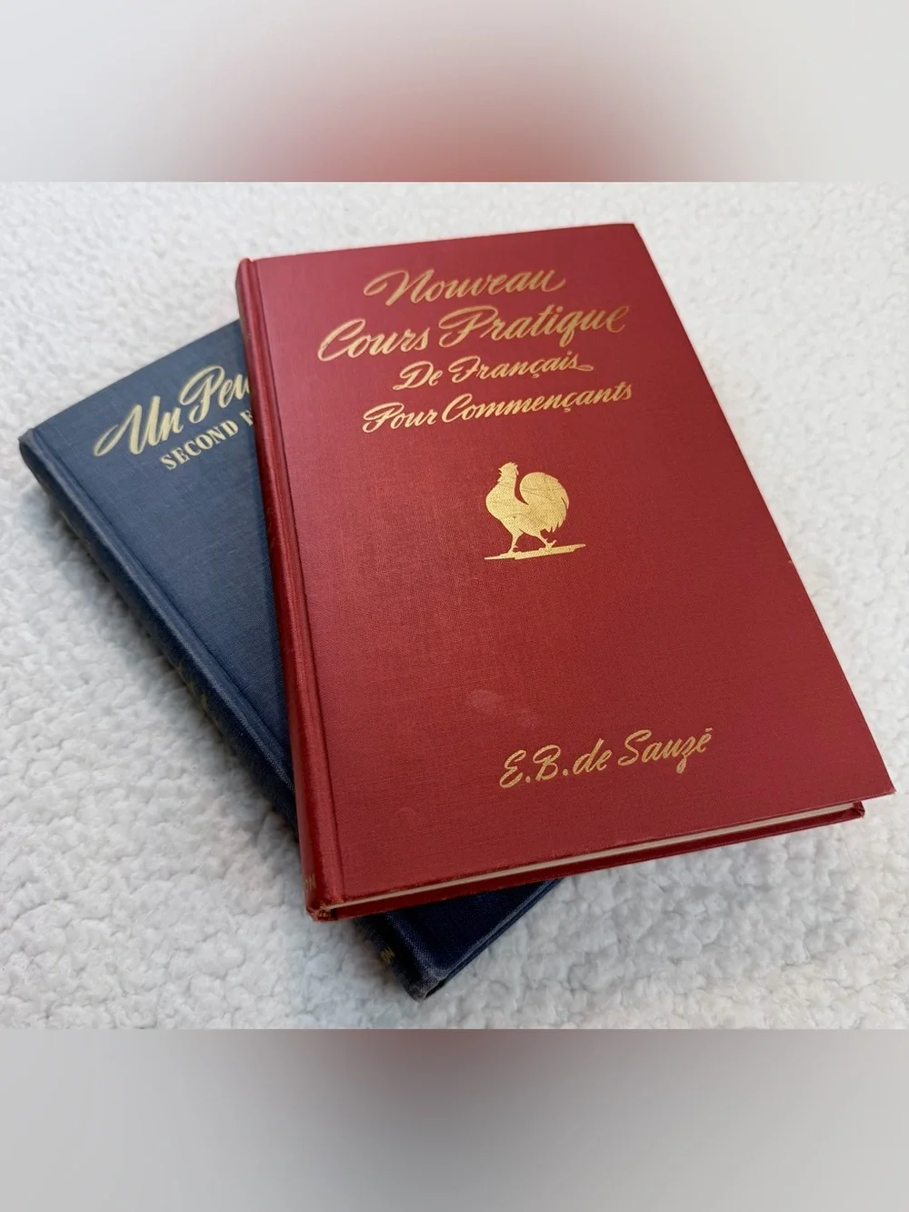 (VTG) WINSTON • 1940s French Language Hardcover Book Set of 2, OS